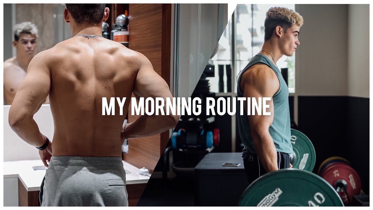 My go-to morning routine + back & bis workout