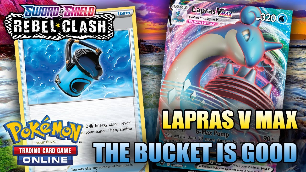 LAPRAS V MAX / FROSMOTH WITH BUCKETS IS SO GOOD! (Pokemon TCG)