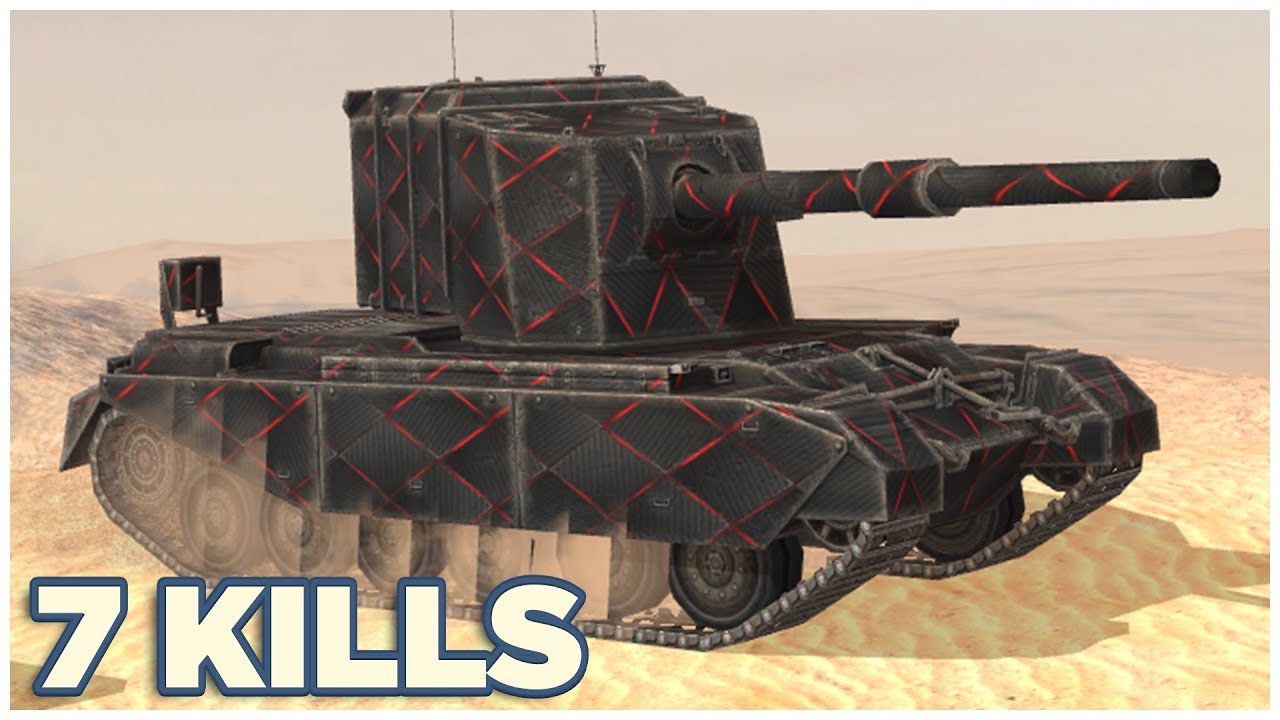 FV4005 • 7.4К УРОНА • 7 ФРАГОВ • WoT Blitz