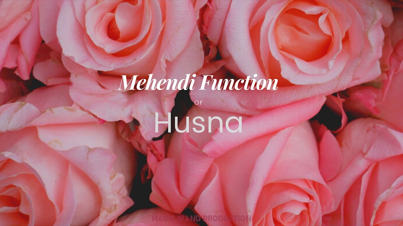 Magic Wand Weddings Live Stream | Mehendi function of Husna |