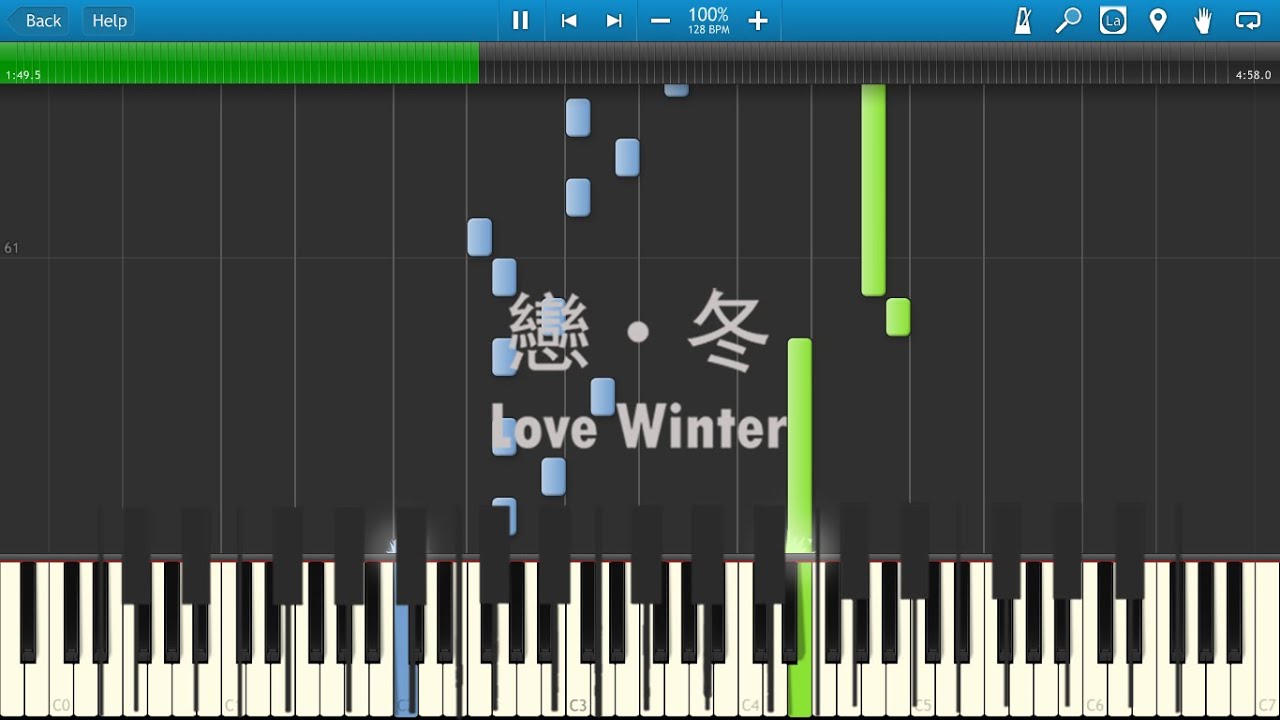 [Synthesia] V.K克 - Love Winter / 戀 ‧ 冬
