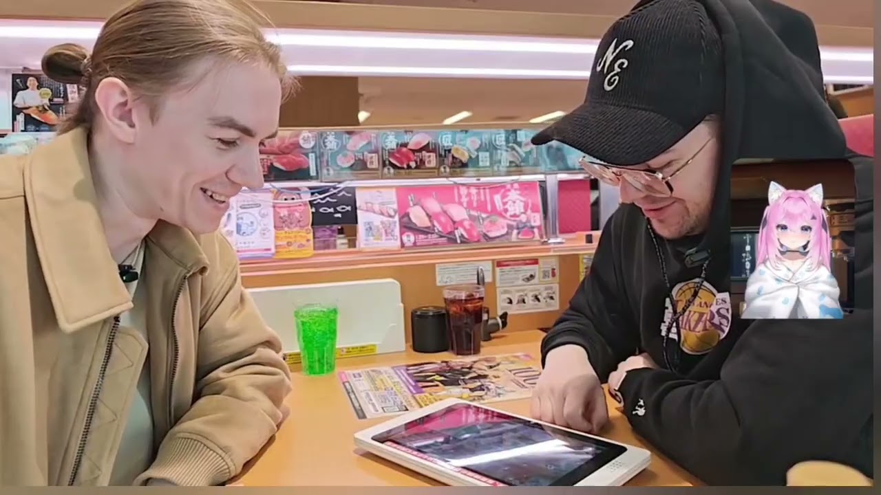 Япония, Токио - Коллаборация Sushiro x JoJo стрим от 06.02.2026 1ая часть