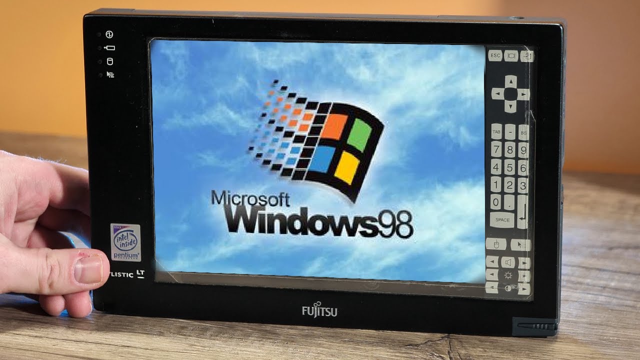Ancient Tablets! The Fujitsu Stylistic LT Windows 98 Pen Computer from 1999!