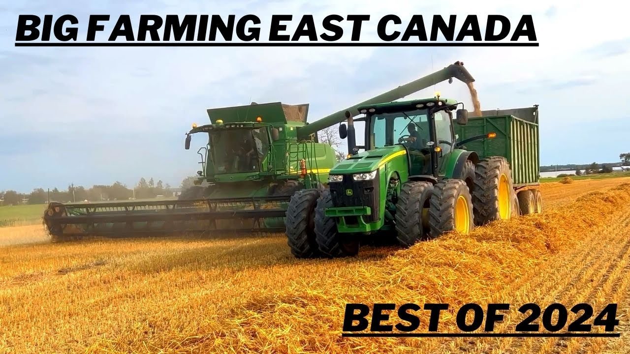 🇨🇦  Big Farming in East Canada - BEST OF 2024 #agriculture