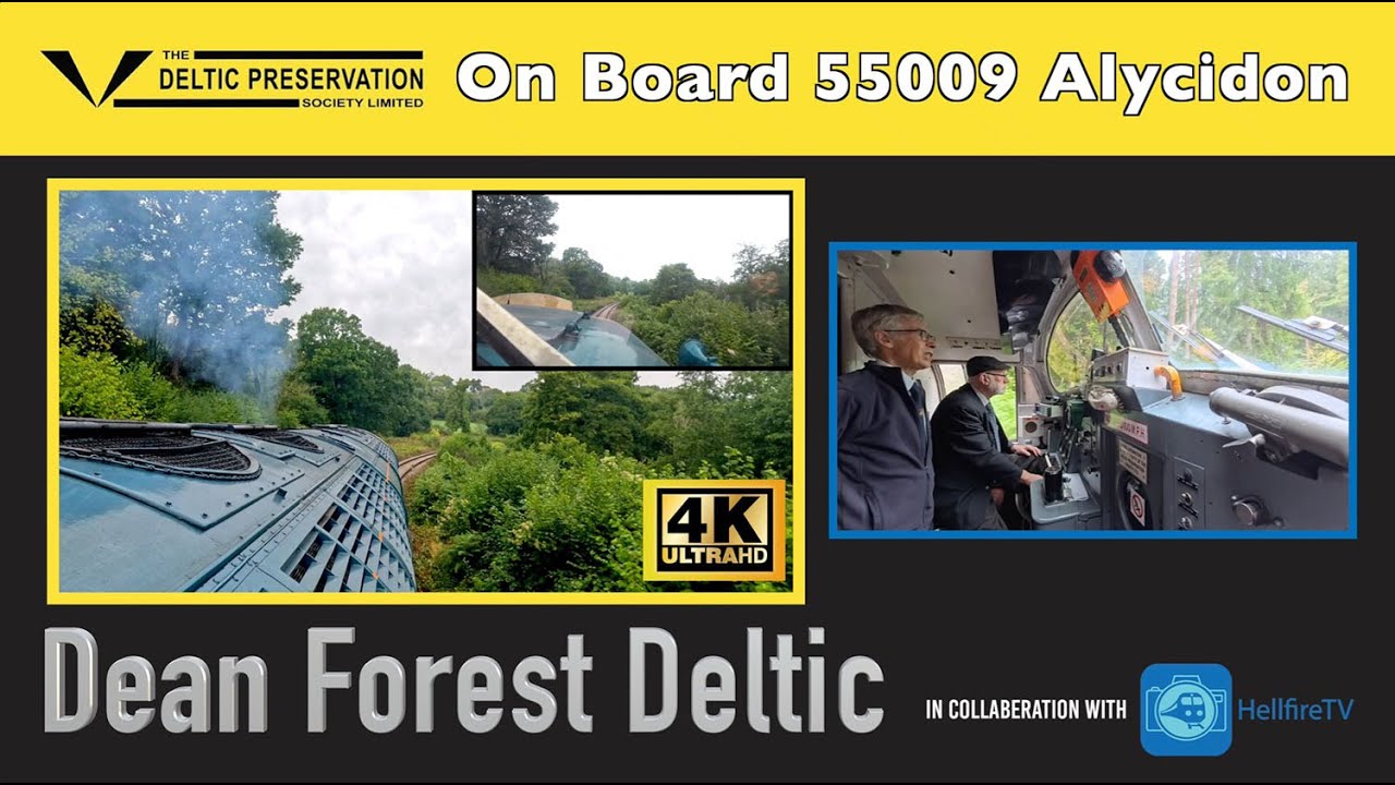 Dean Forest 'Deltic' 55009 Shatters The Peace! Unmissable Napier Noise. Best in Headphones - Wow!