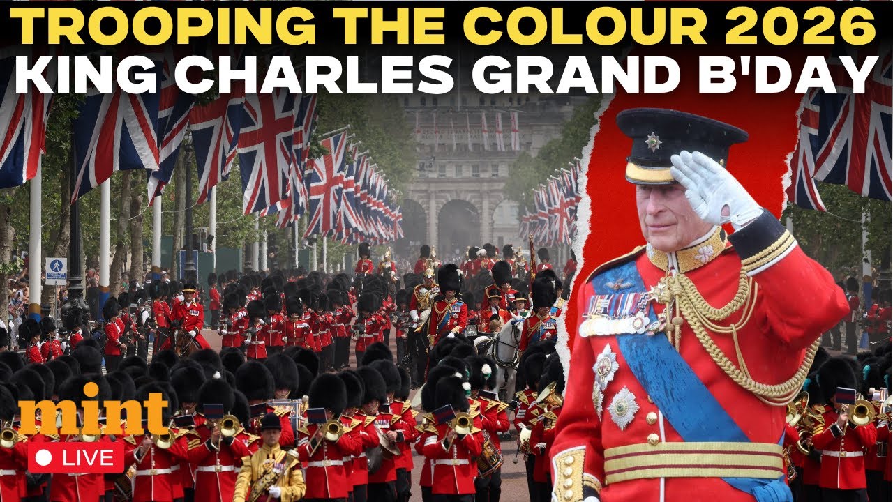 Trooping The Colour LIVE: 1400 Soldiers, 200 Horses, 400 Musicians Mark King Charles Birthday Parade