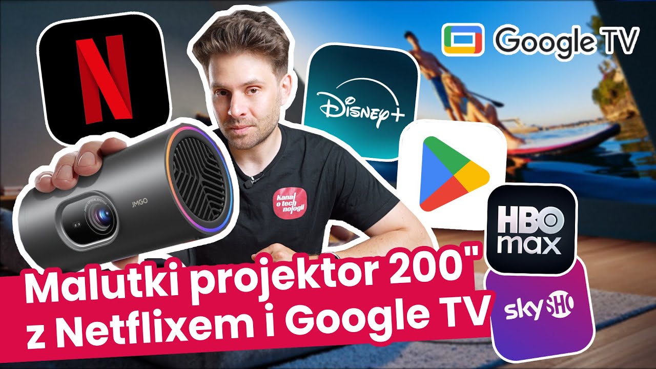 Mini projektor z Google TV i Netflixem (200”!) - JMGO PicoPlay+