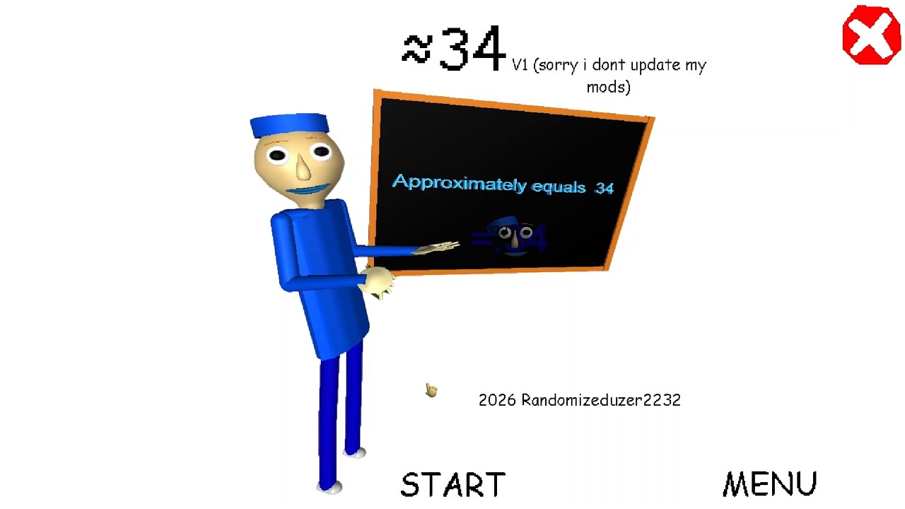 Baldi's Basics &asymp;34 Mod Full Walkthrough