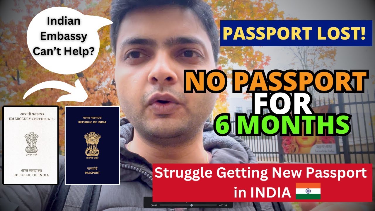 Struggle Getting new Passport after Passport Lost | Indian Embassy Support | INDIAN PASSPORT LOST 03