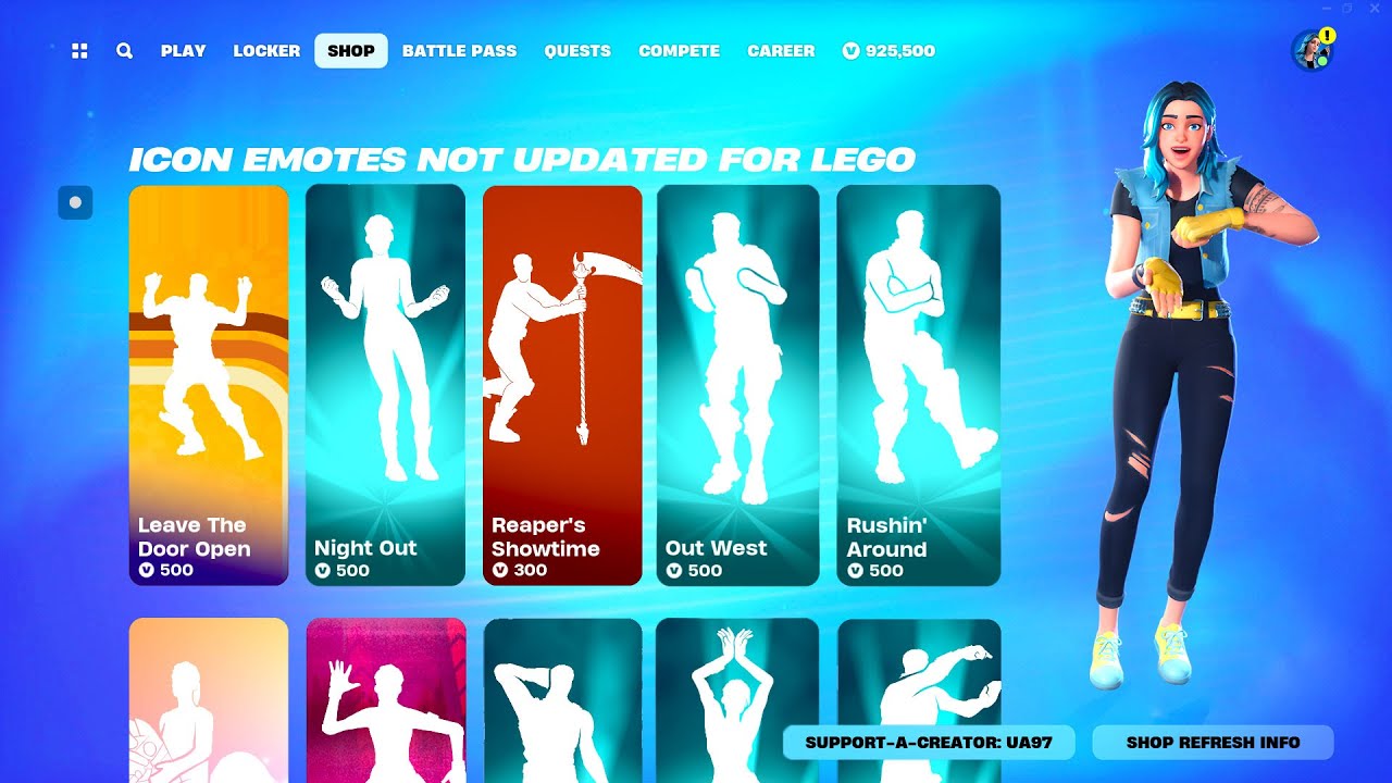 EVERY Icon Series Emote NOT Updated for LEGO!