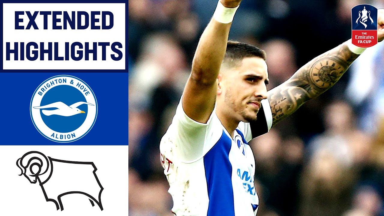 Seagulls Secure Quarter-Finals! Ashley Cole Scores | Brighton 2-1 Derby | Emirates FA Cup 18/19