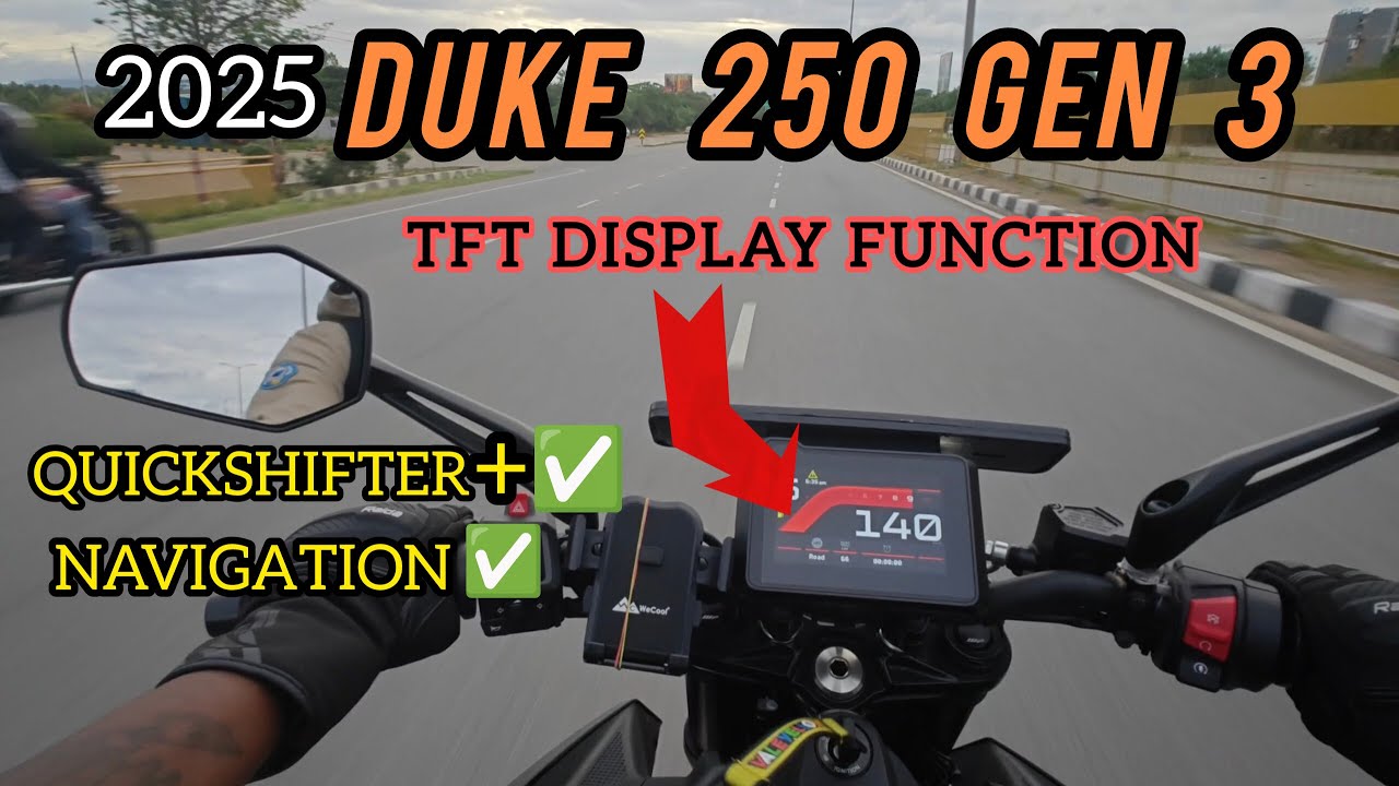KTM DUKE 250 GEN 3 || TFT DISPLAY || FEATURES || 2025 || 