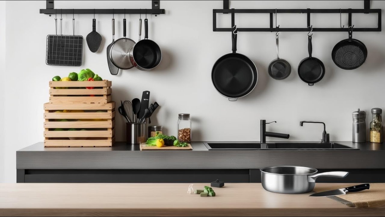 10 Genius Wall-Mounted Storage Hacks for Small Kitchens