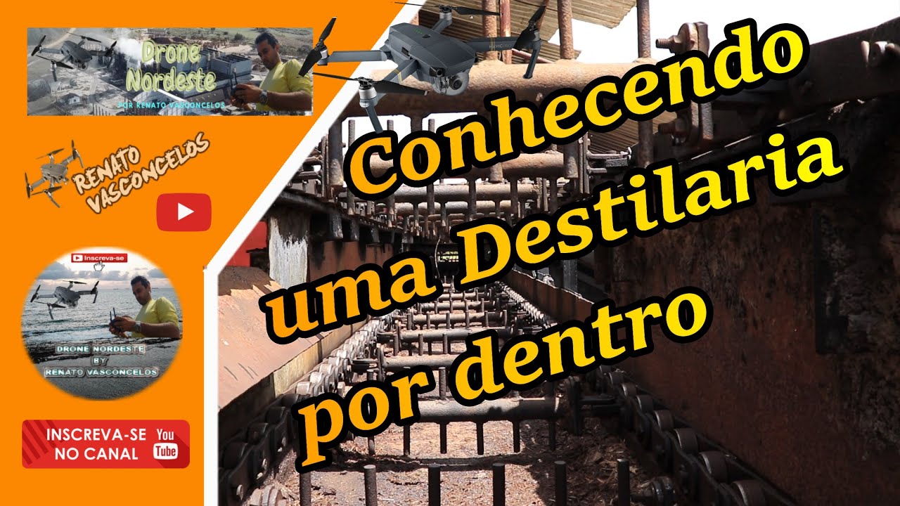 Drone Nordeste mostra como é uma Destilaria por dentro com imagens Full HD