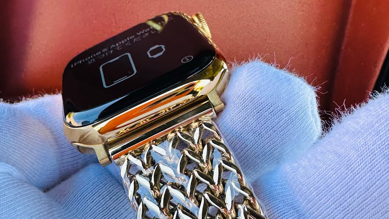 18k Gold Apple Watch - Custom - Unique