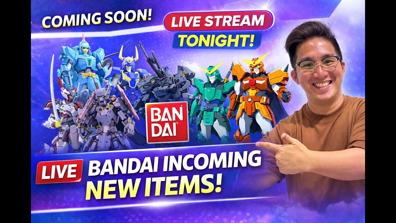 LIVE BAHAS BARANG BANDAI TERBARU !