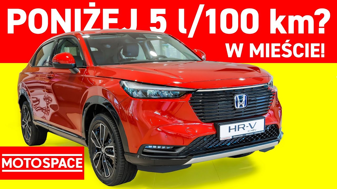 Poniżej 5 l/100 km w mieście? W 130-konnym benzynowym SUV-ie? ▶️ Honda HR-V 1.5 potrafi takie cuda!
