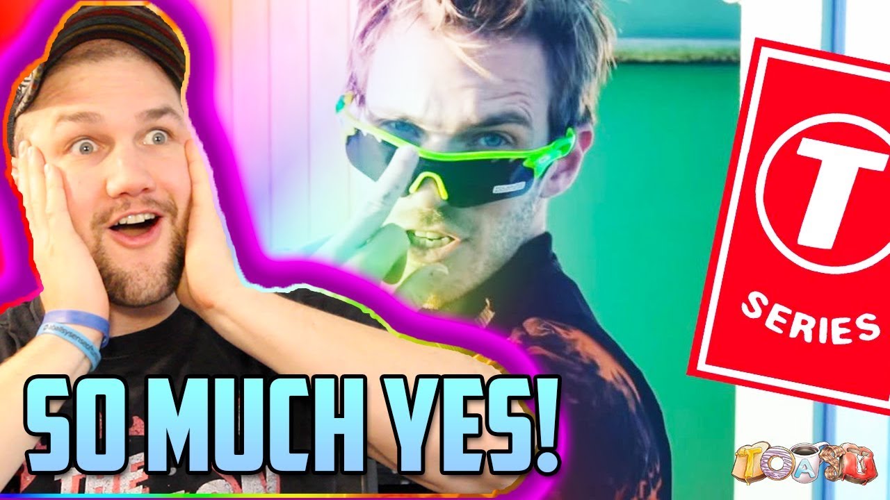 CONGRATULATIONS by Pewdiepie REACTION! (Pewdiepie vs T Series Continues)
