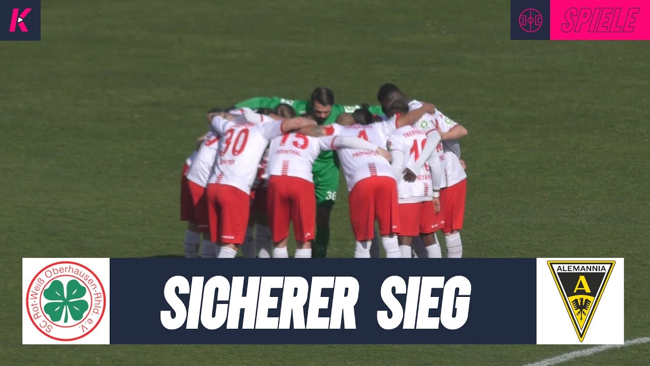 Blitzstart im Traditionsduell | Rot-Wei&szlig; Oberhausen - Alemannia Aachen (Regionalliga West)
