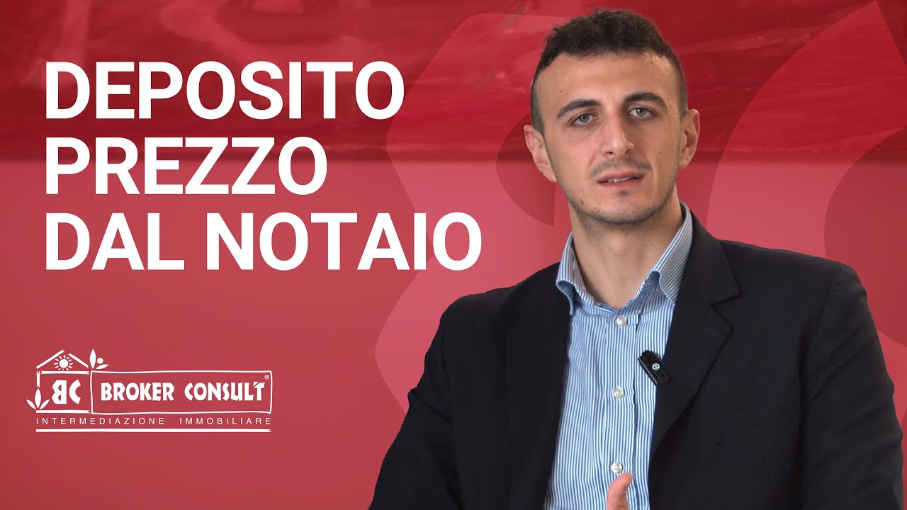 Il deposito prezzo dal notaio