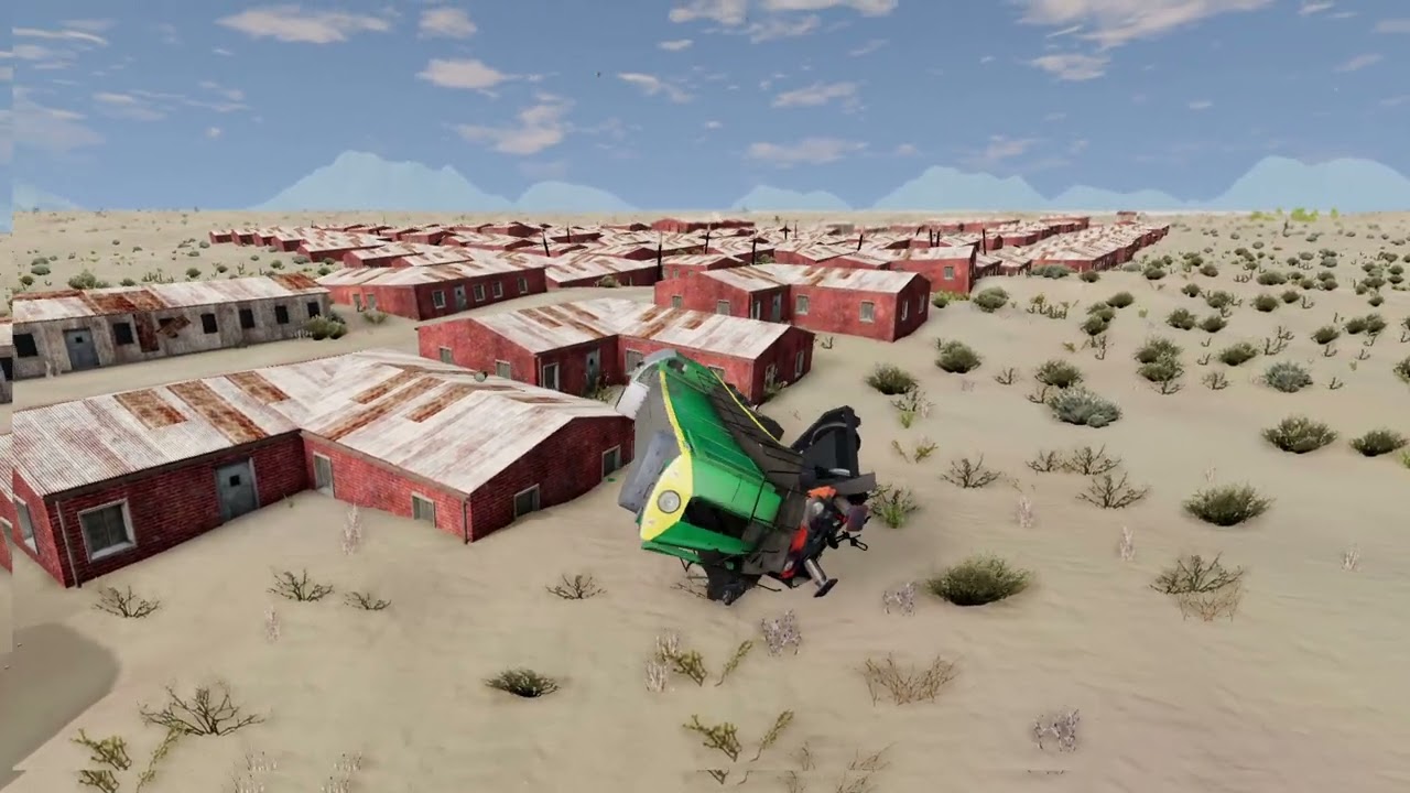 Train vs desert life 