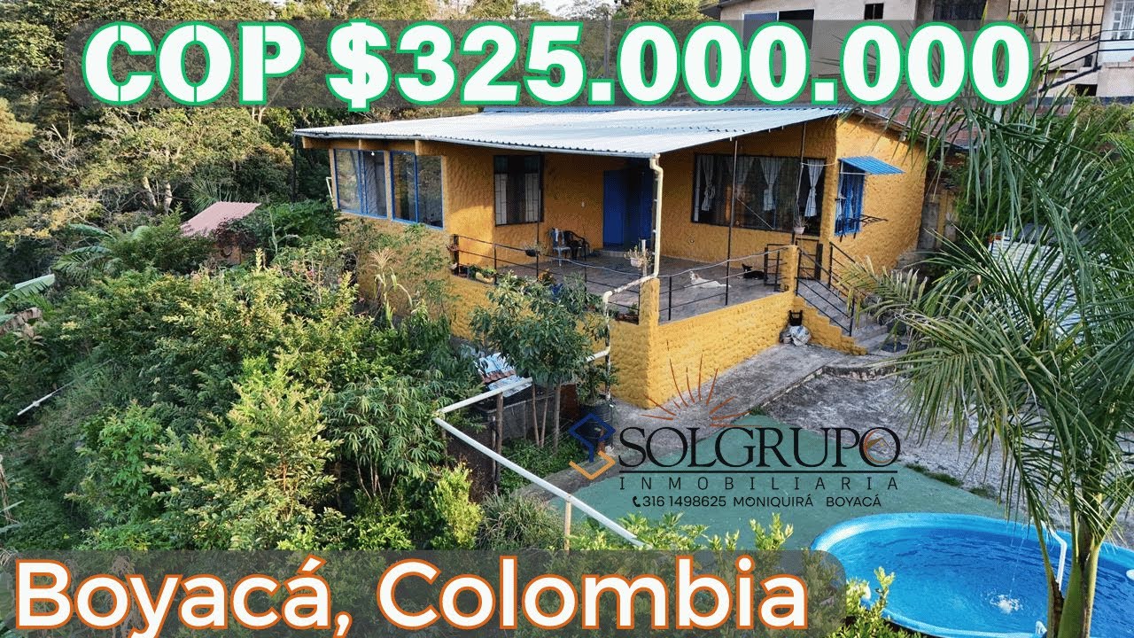 🏡 Se vende casa campestre en Moniquirá, Boyacá