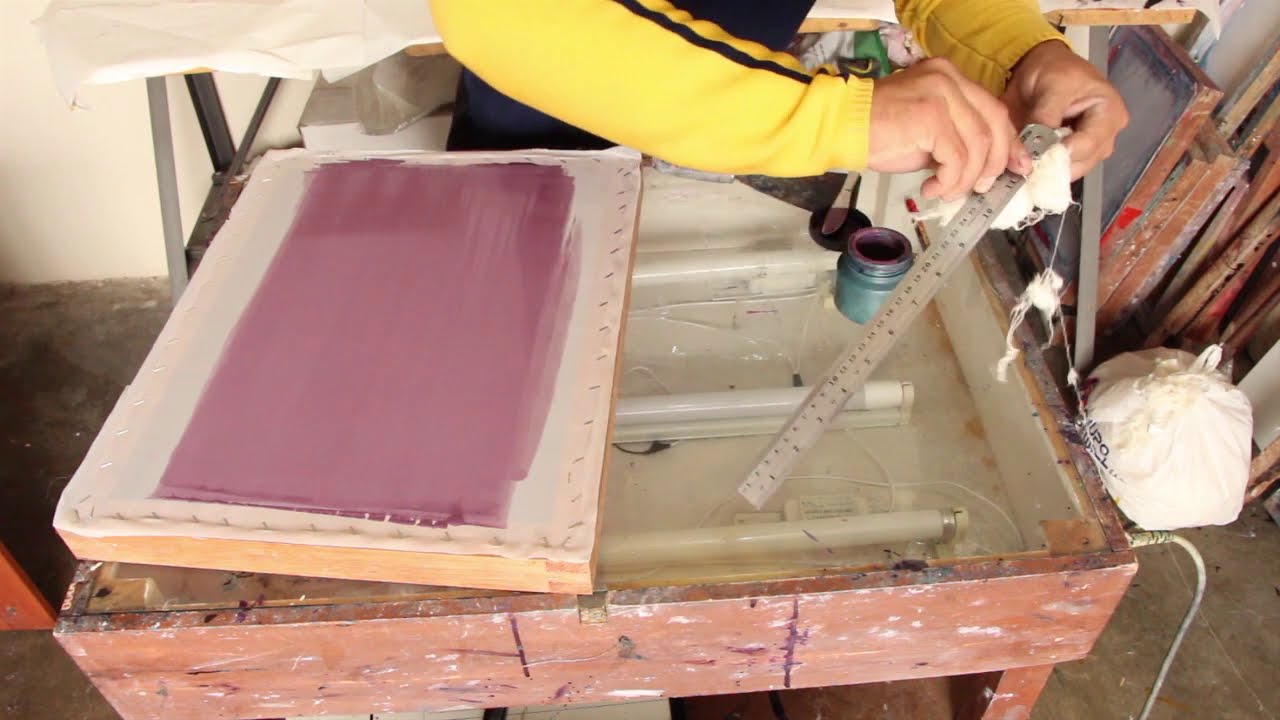 🤫como EMULSIONAR una MALLA SERIGRAFICA  (NIVEL PRINCIPIANTES)👌