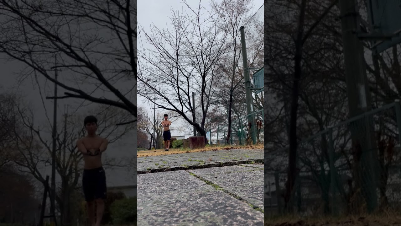 勿論、近くの公園もやる