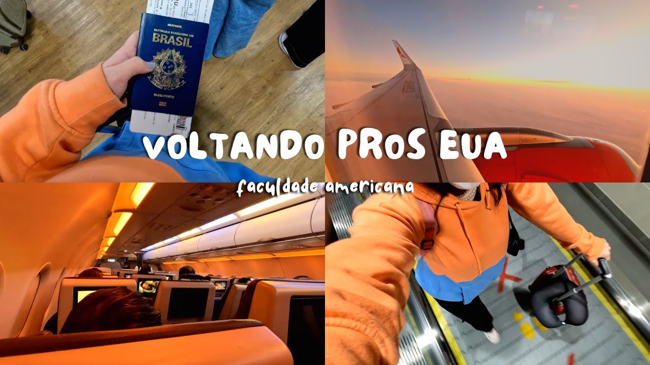 VOLTANDO PRA FACULDADE NOS EUA - VLOG DE VIAGEM | Giulia Paié