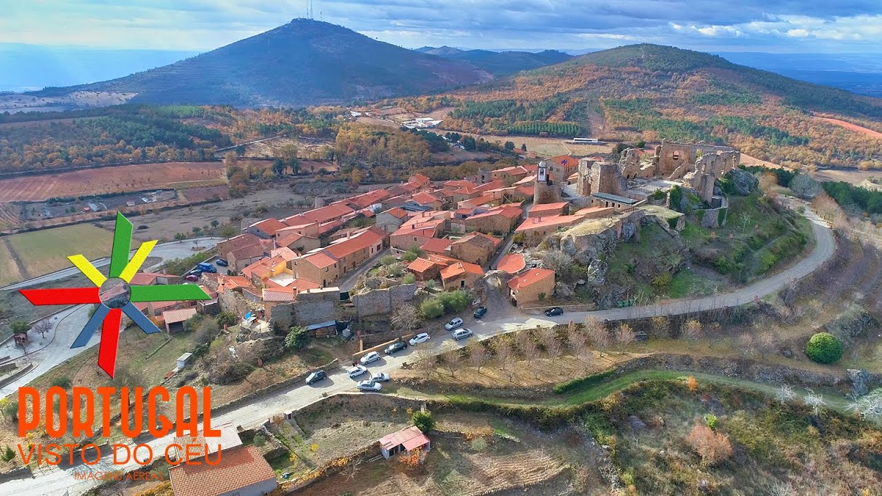 Castelo Rodrigo 🏰  historical village aerial view - 4K Ultra HD