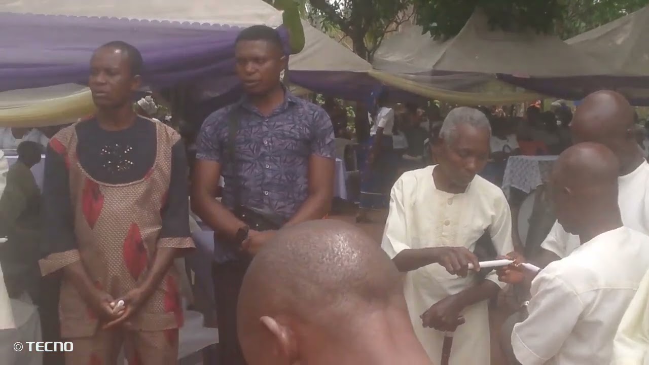 Tribute from CMO @ the residence of Sir, Godwin Chukwudi Onuzor burial ceremony 