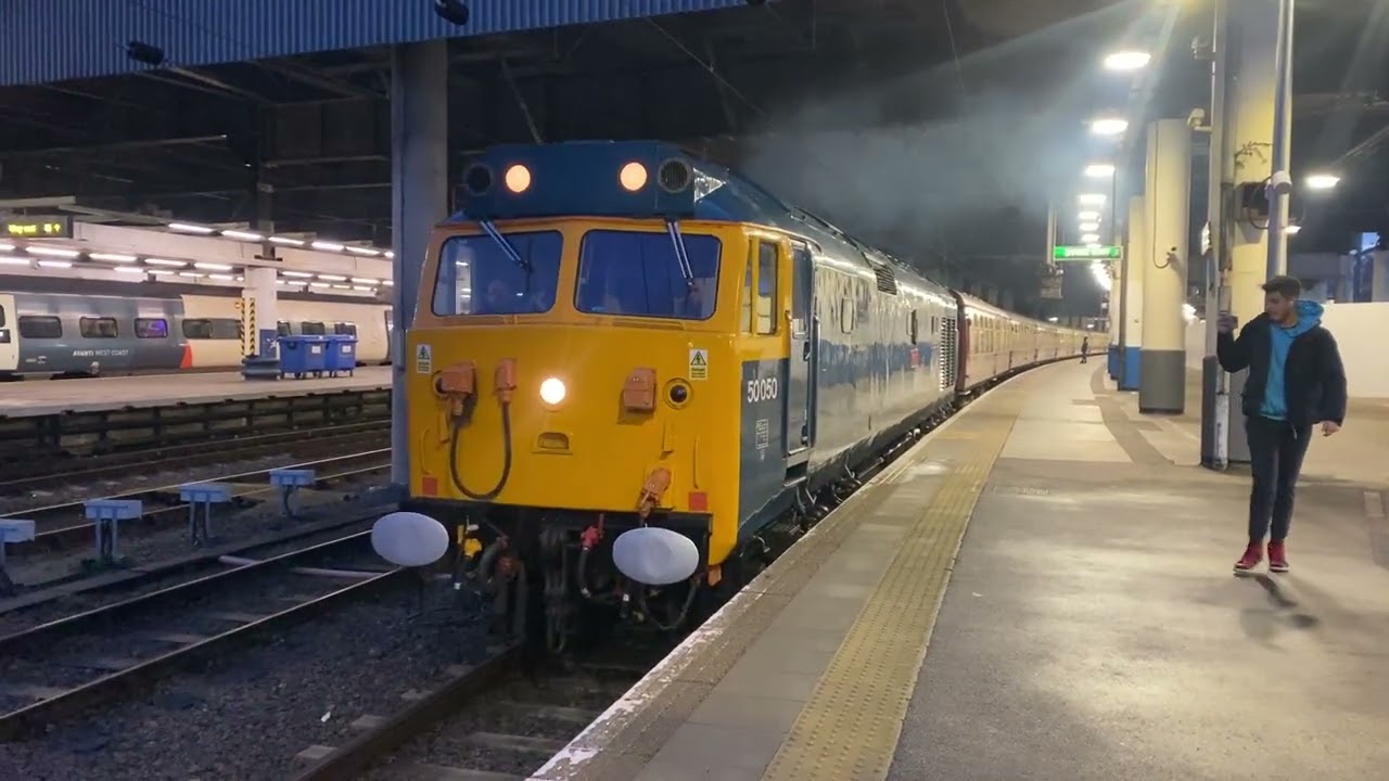 50050 Fearless departs Euston 7am 12th Feb 2026