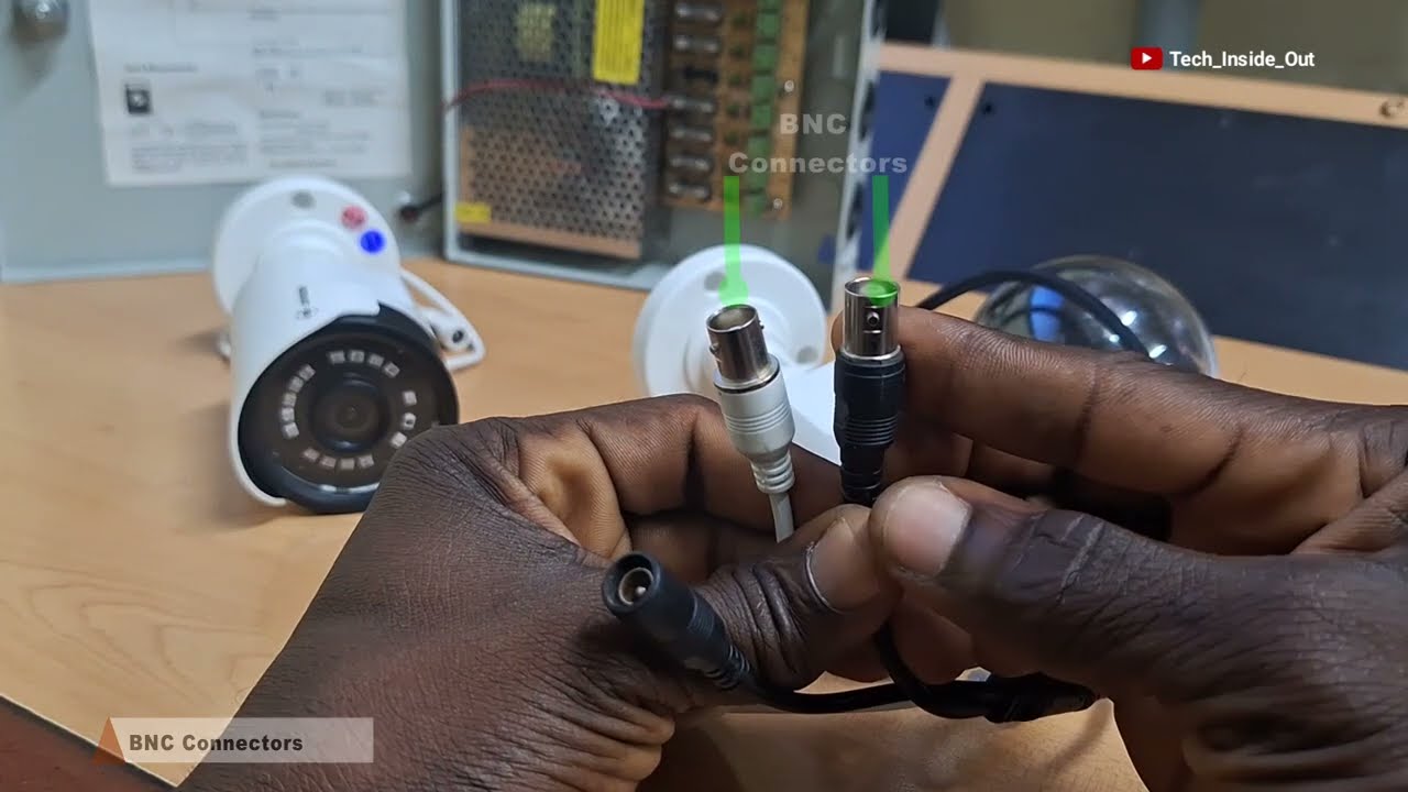 AHD CCTV camera installation complete course from beginning to end
