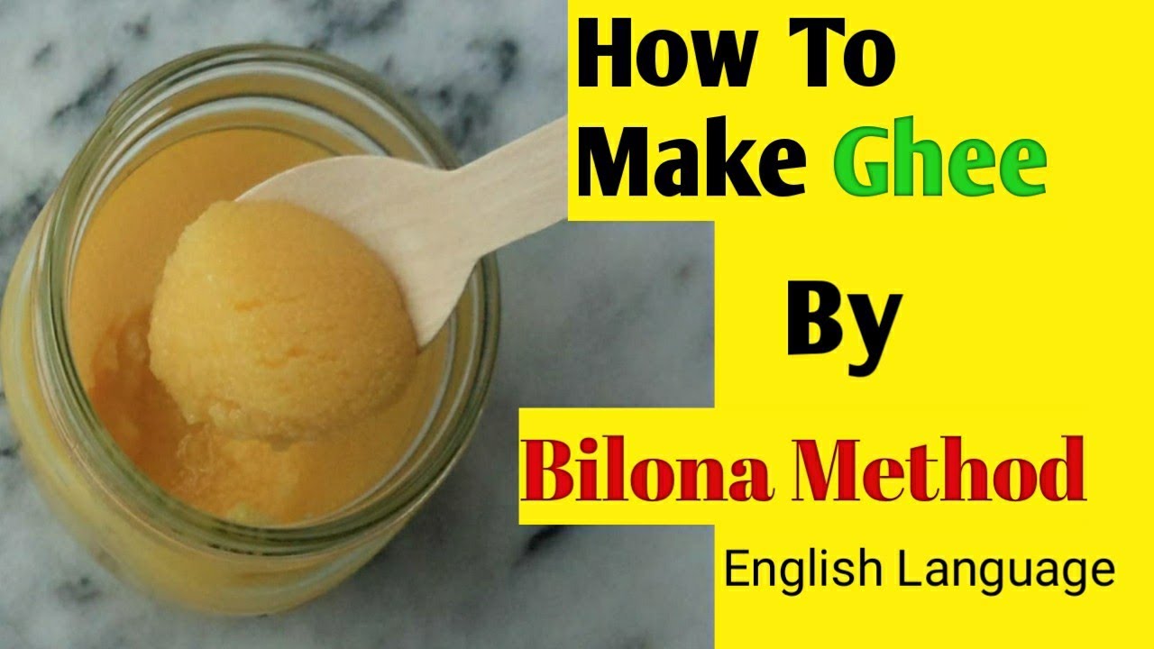 How to make Ghee By Bilona Method In English ||  Bilona Cow Ghee || Nyutam