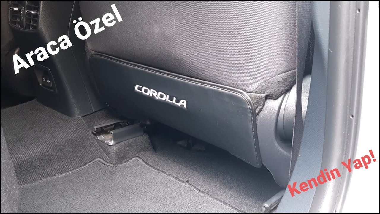 Arabaya Özel Koltuk Arka Koruyucu Uygulaması
