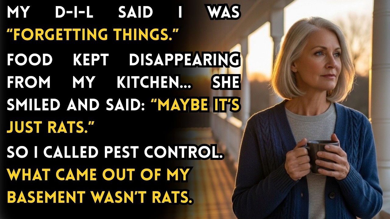 My D-I-L Said I Was Forgetting Things — Then “Rats” Came Out of My Basement