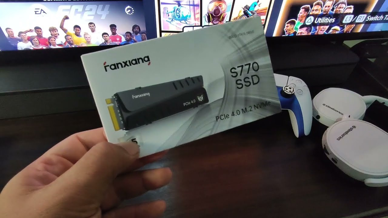 Upgrade memory PS5 pake Fanxiang S770 SSD NVME 2TB (R)