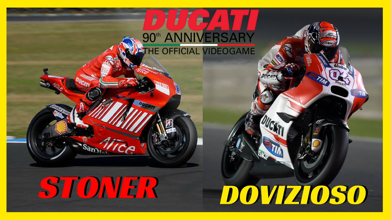 Ducati 90th Anniversary | Onboard gameplay | Casey Stoner GP7 & Andrea Dovizioso GP15