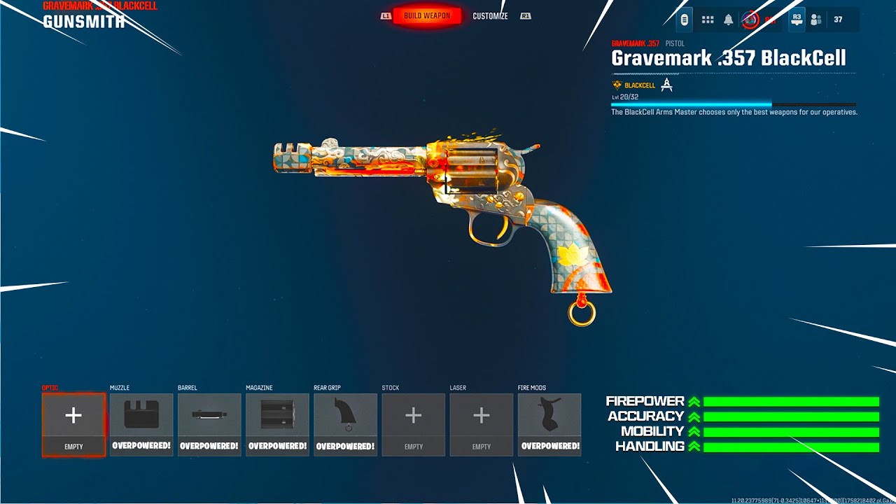НОВЫЙ *ОДНОКРАТНЫЙ* GRAVEMARK .357 СЛОМАН в BO6! (Лучшая настройка Gravemark .357 для класса)