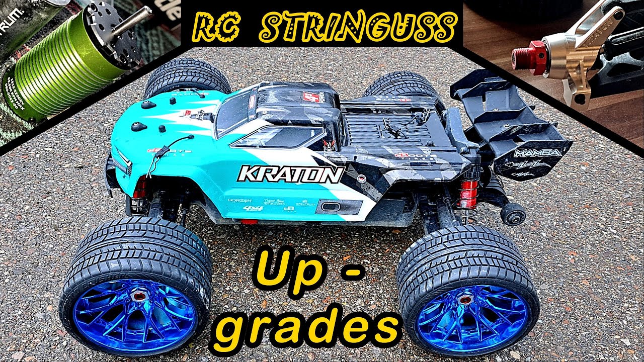 ARRMA KRATON 4s V2 Ugrades, CASTLE Motorcombo 2200kv, SRC tires, VITAVON rearhubs, Servo, pinion