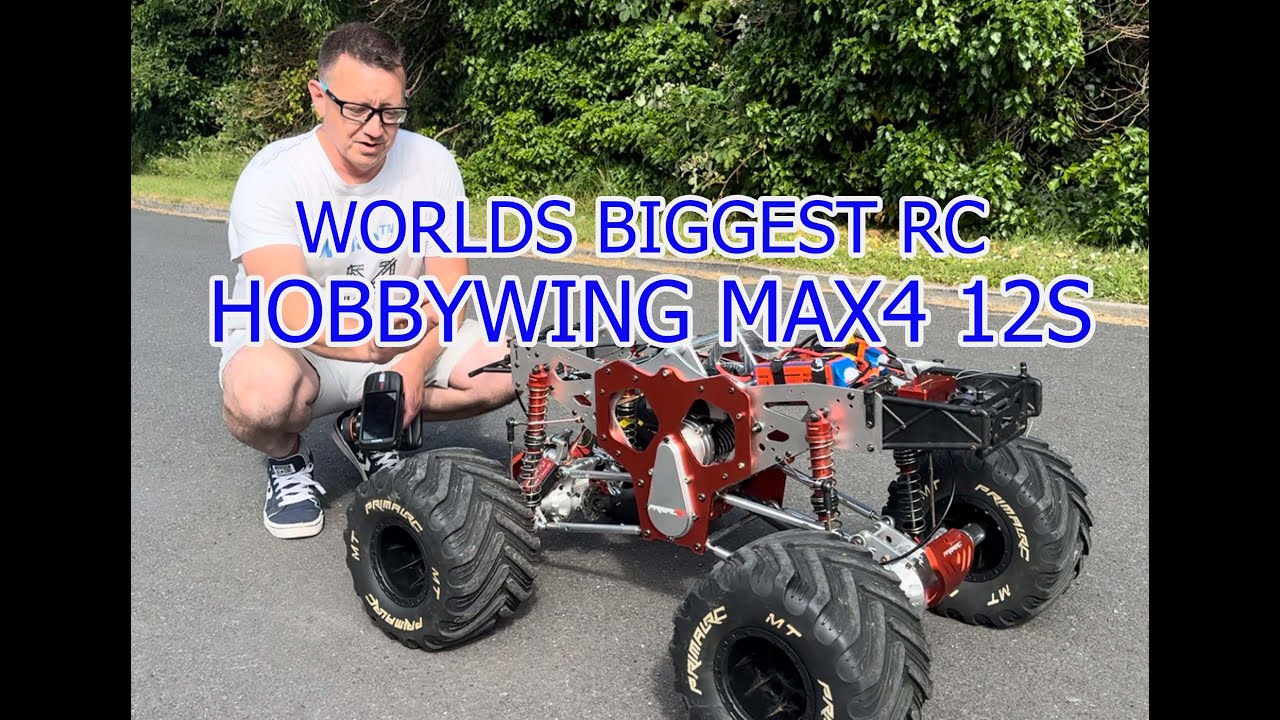 WORLDS BIGGEST RC CAR GETS 12S POWER!! PRIMAL RC RAMINATOR MAX4 CONVERSION