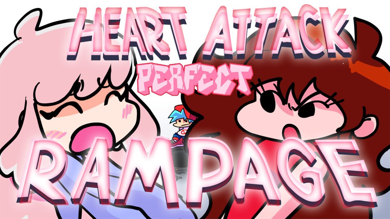 Friday Night Funkin' - Perfect Combo - Heart Attack Rampage (VS Cloud) Mod [HARD]