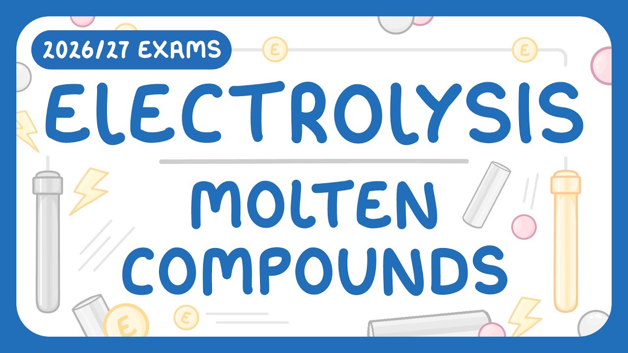 Electrolysis Part 1/3 - Basics and Molten Compounds