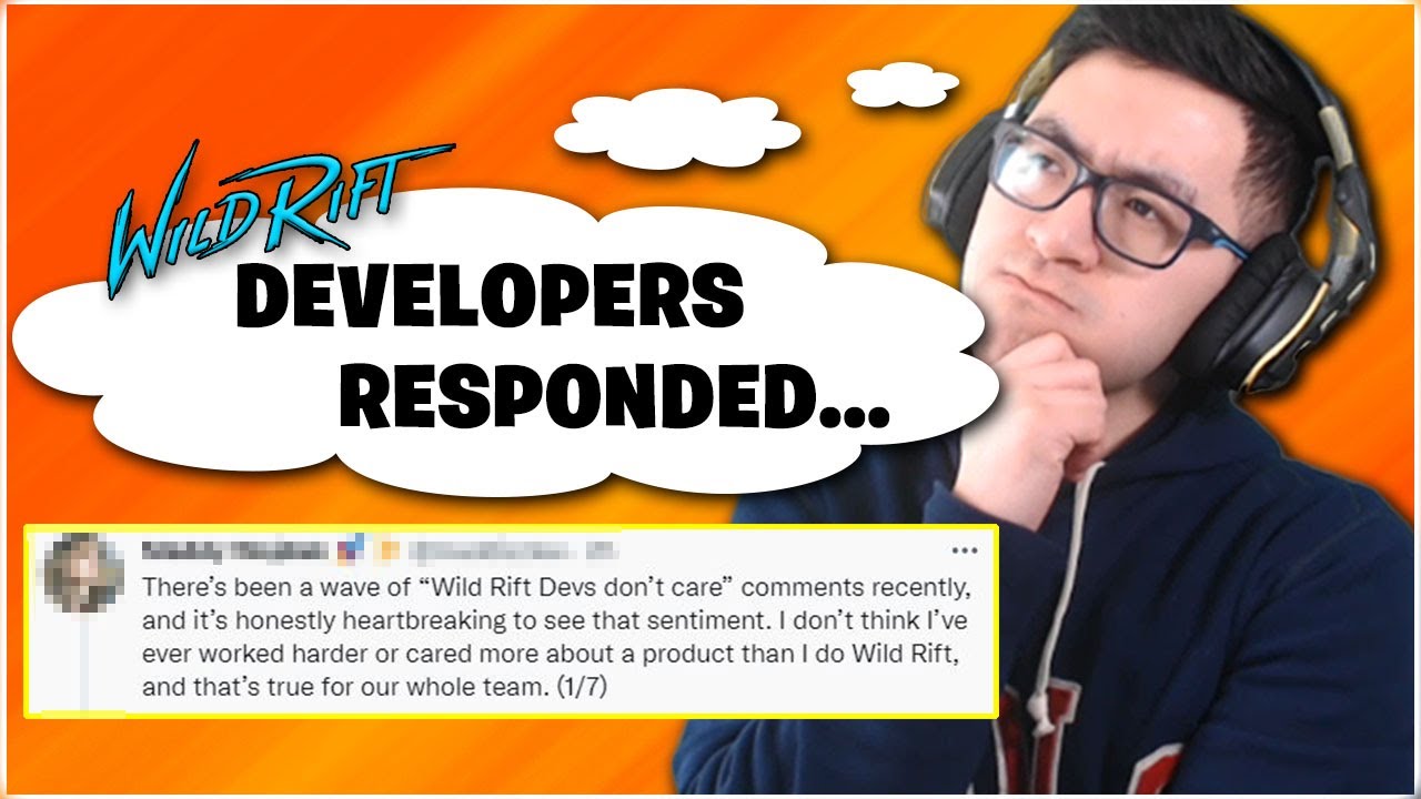 My Response to Wild Rift Devs & MEAN Comments