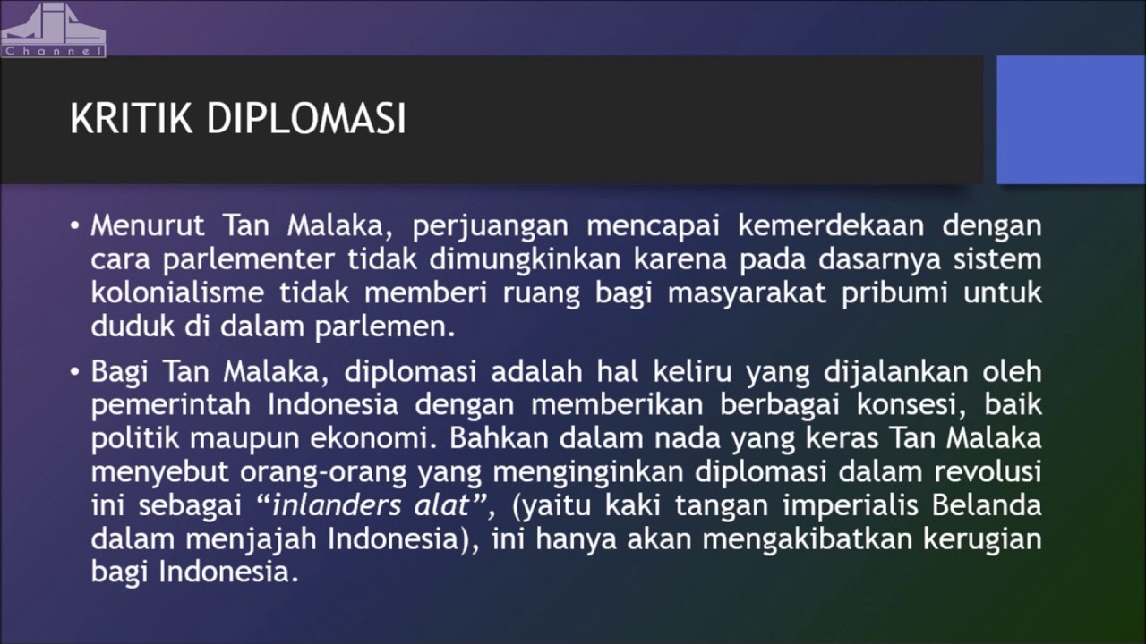 Ngaji Filsafat 160 : Ibrahim Datuk Tan Malaka (Tokoh Nasional) #3