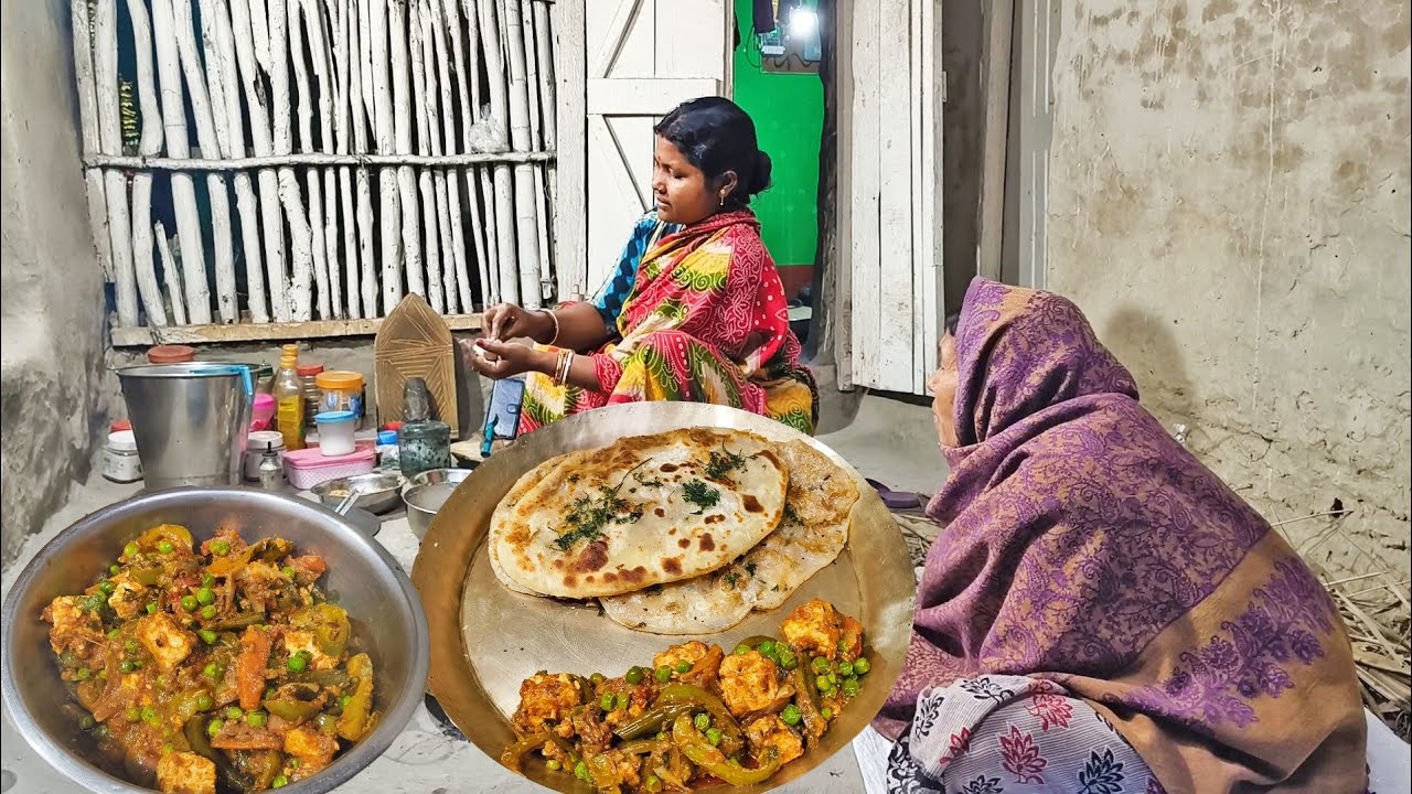 Rate Bes Natun Dhoroner Ranna Veg jalfrezi, Aloo Kulcha Baniye Khaoya Holo I 