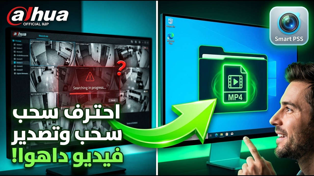 شرح Smart PSS Lite: تصدير وحفظ فيديو كاميرات داهوا خطوة بخطوة كالمحترفين!