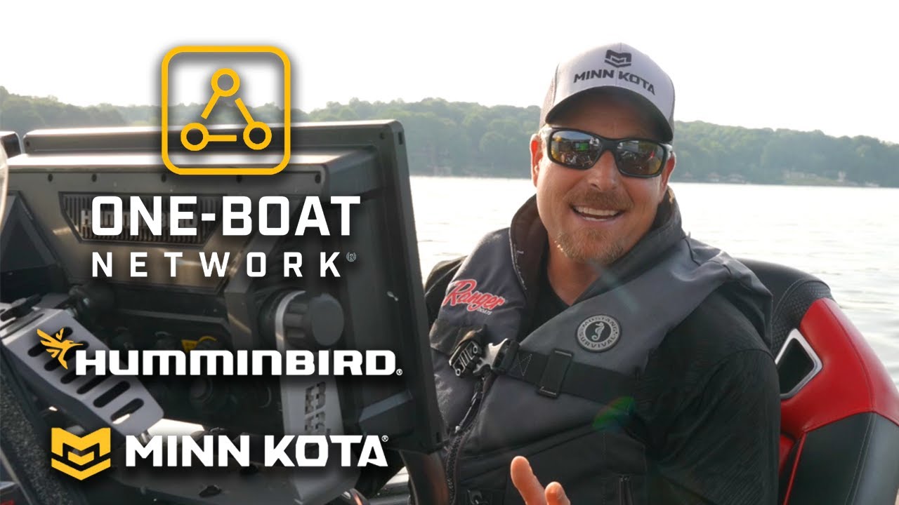 Bryan Thrift show's off his setup using the One-Boat Network from Humminbird and Minn Kota.