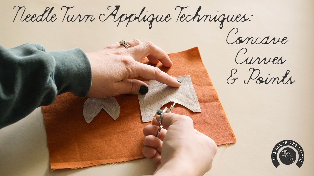 Needle Turn Appliqu&eacute; Techniques: Concave Points and Curves