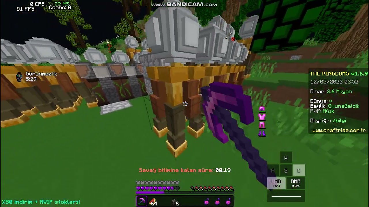 OyunaGeldik baseye raid Craftrise The Kingdoms